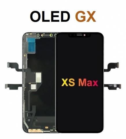 DISPLAY APPLE IPHONE  Xs Max con TOUCH SCREEN nero HQ HARD OLED GX3 ORIG.
