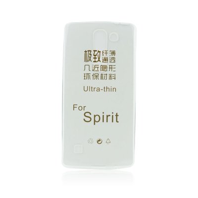 BACK CASE Ultra Slim 0,3mm - LG Spirit TRASPARENTE