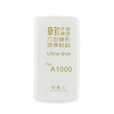 BACK CASE Ultra Slim 0,3mm - LEN A1000 / Vibe A TRASPARENTE