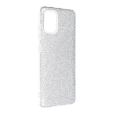 Forcell SHINING Case per SAMSUNG Galaxy A52 5G / A52 LTE ( 4G ) argento