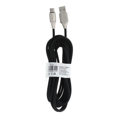 Cavo USB - Tipo C 2.0 C128 3 metri, nero