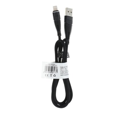 Cavo USB per iPhone Lightning 8-pin C170 1 m nero