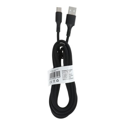 Cavo USB - Tipo C 2.0 C279 2 metri, nero