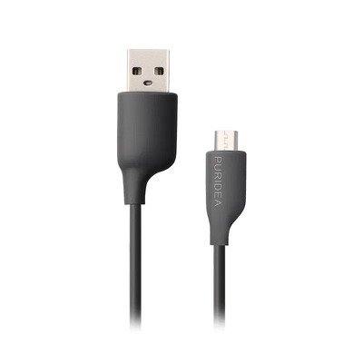 PURIDEA kabel USB - Micro L02 2.4A szary