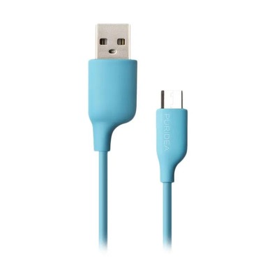 PURIDEA kabel USB - Typ C 2.0 L02 2.4A niebieski