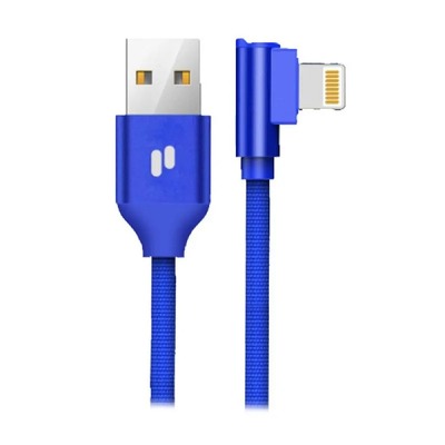 PURIDEA kabel USB do iPhone Lightning 8-pin QC L23 2.4A niebieski