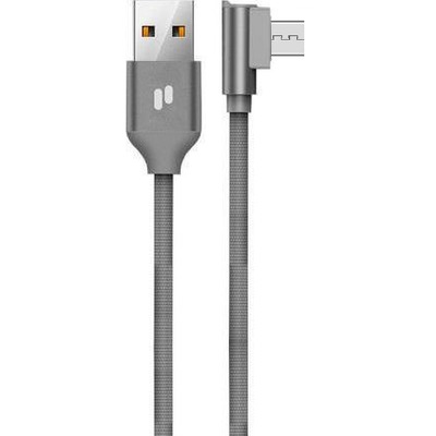 PURIDEA kabel USB - Micro QC L23 2.4A szary