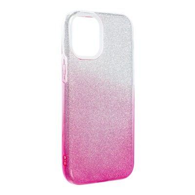 Forcell SHINING Case per IPHONE 13 PRO  trasparente-rosa