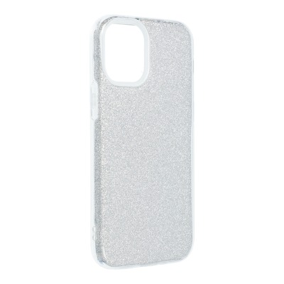 Forcell SHINING Case per IPHONE 13 argento