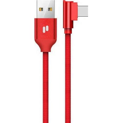 PURIDEA kabel USB - Typ C 2.0 QC L23 2.4A czerwony