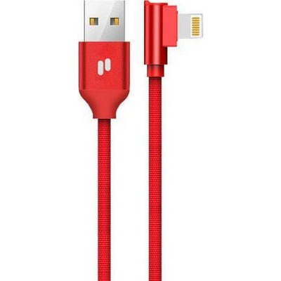 PURIDEA kabel USB do iPhone Lightning 8-pin QC L23 2.4A czerwony