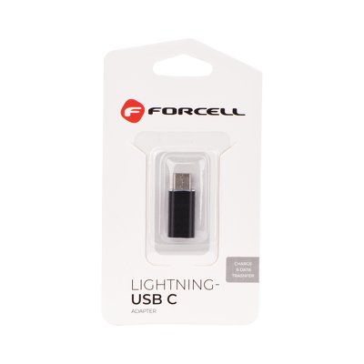 Forcell adattatore Lightning-Tipo C nero