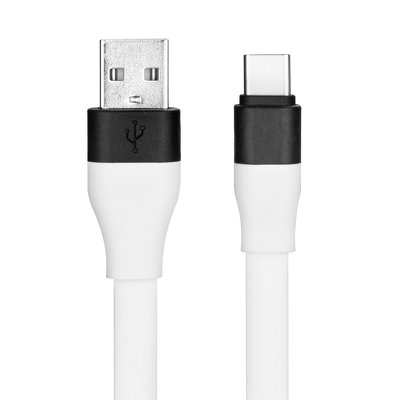 Cavo USB piatto - tipo C 2.0 bianco