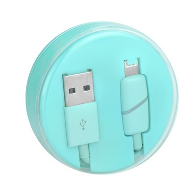Cavo USB Apple Iphone,Ipad-Lightning  BOX Ring menta