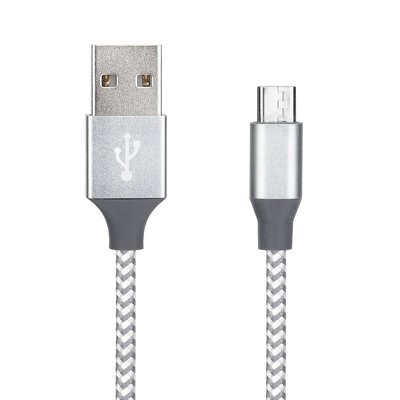 Cavo Nylon Micro USB bianco