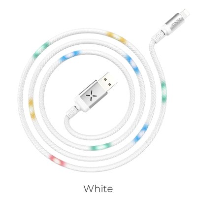 cavo USB Spirit Disco HOCO si adatta a Apple Lightning U63 1,2 metri bianco