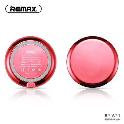 Caricabatterie wireless / a induzione REMAX a ricarica rapida QI RP-W11 rosso