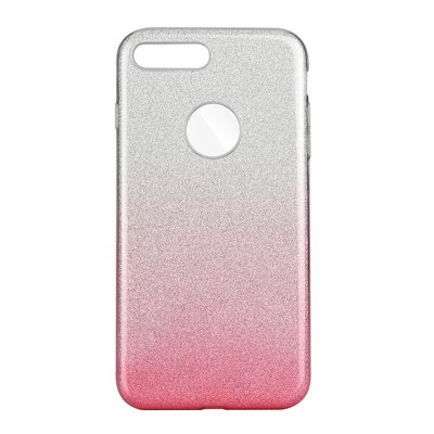 Forcell SHINING Case IPHO 7 Plus / 8 Plus  trasparente-rosa