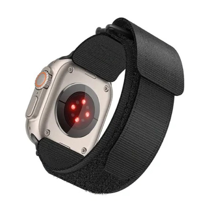 FORCELL-F-DESIGN-FA05-Cinturino-in-nylon-per-APPLE-Watch-42---44---45---49-mm-nero-