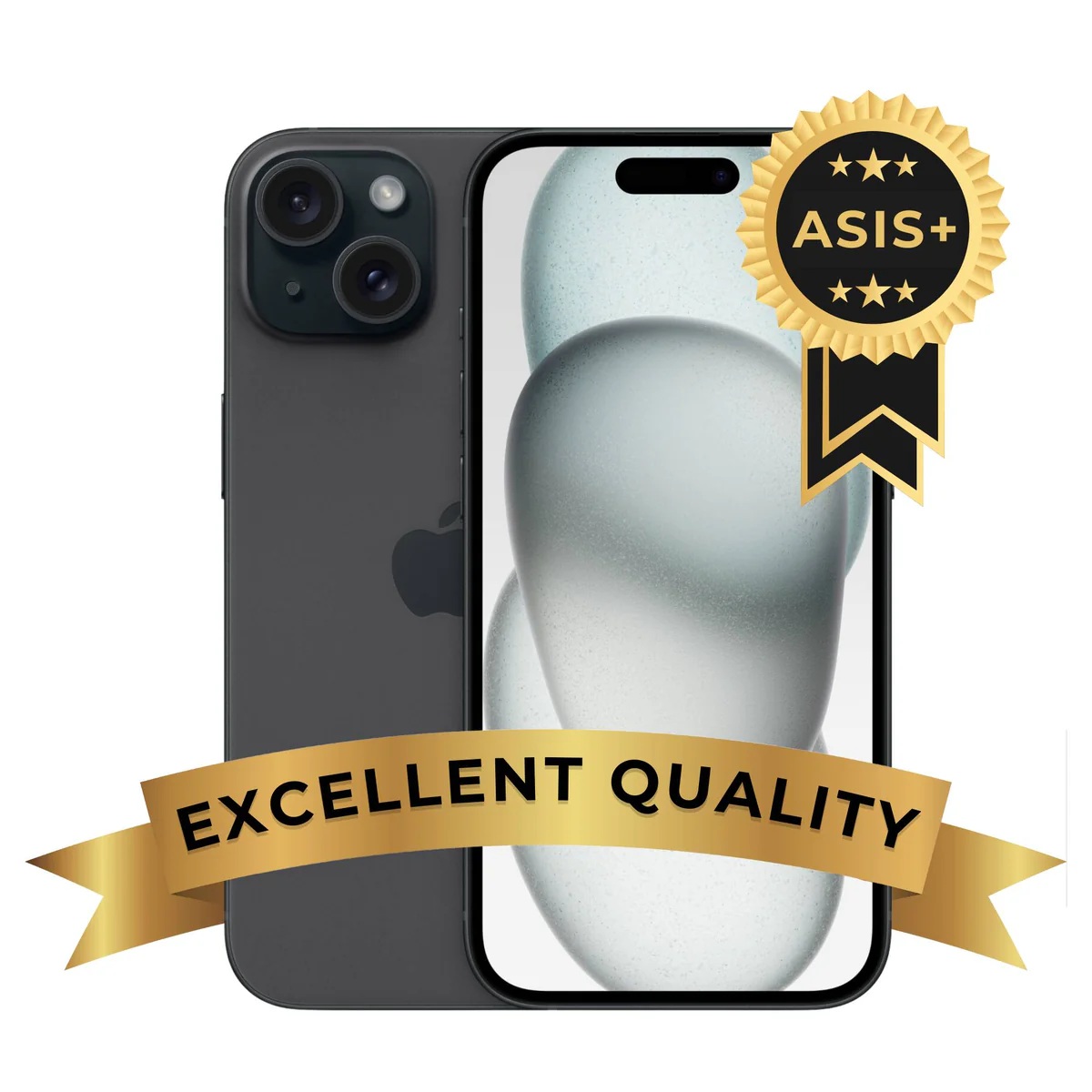 APPLE IPHONE 15 256GB BLACK ASIS GRADO A++ BATT 100% USATO