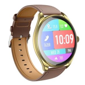 HOCO smartwatch con funzione talk AMOLED Y22 oro champagne