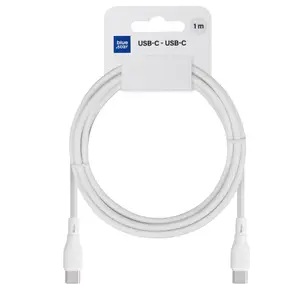 Cavo  USB C to USB C Blue Star 3A 60W ECO 1 m PJ73-13-3 white